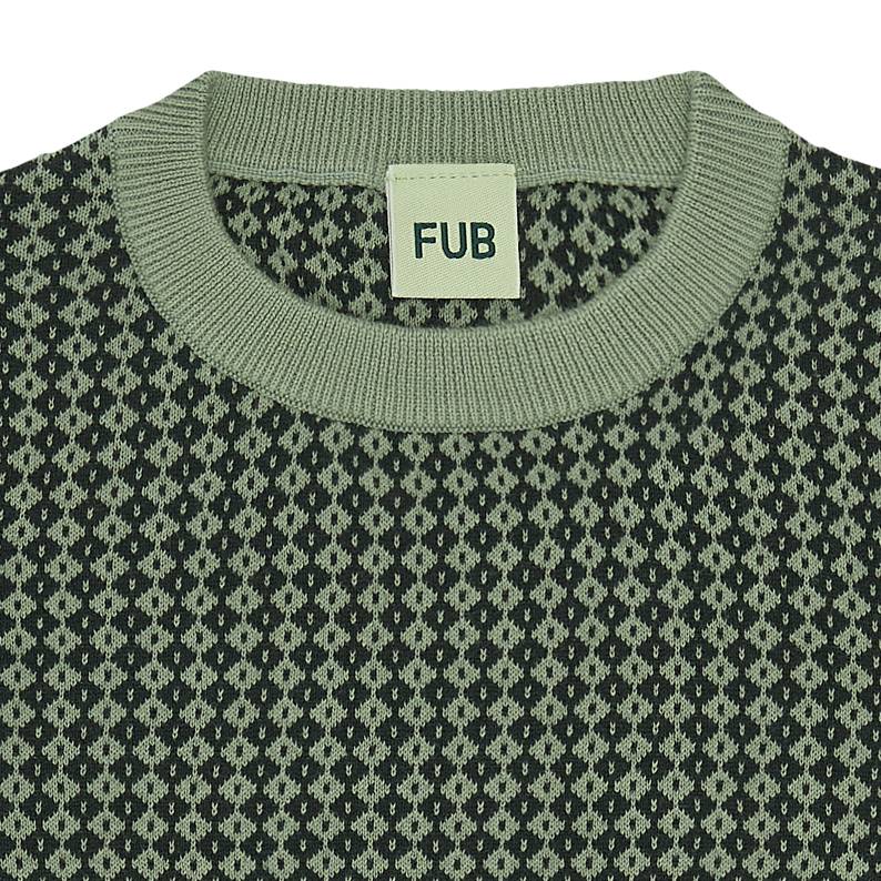 FUB - Jaquard Tee leaf/deep green