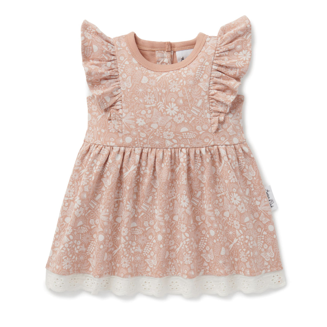 Aster & Oak - Ditzy Floral Ruffle Dress