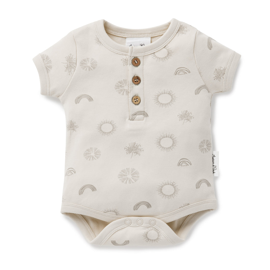 Aster & Oak - Sunny Daze Henley Onesie