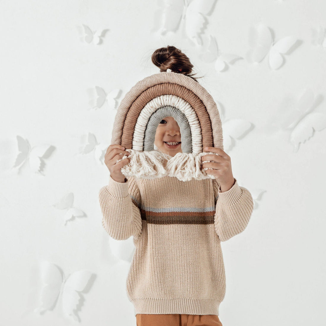 Aster & Oak - Rainbow Knit Jumper