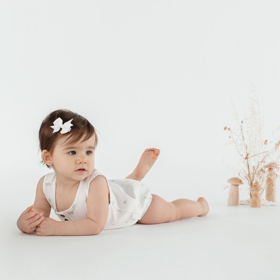 【LAST ONE】Little Leaf Bubble Romper