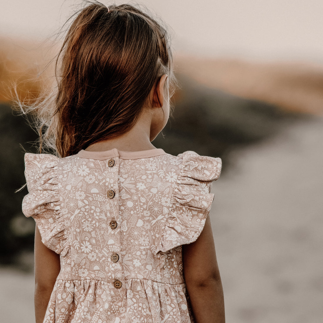 Aster & Oak - Ditzy Floral Ruffle Dress