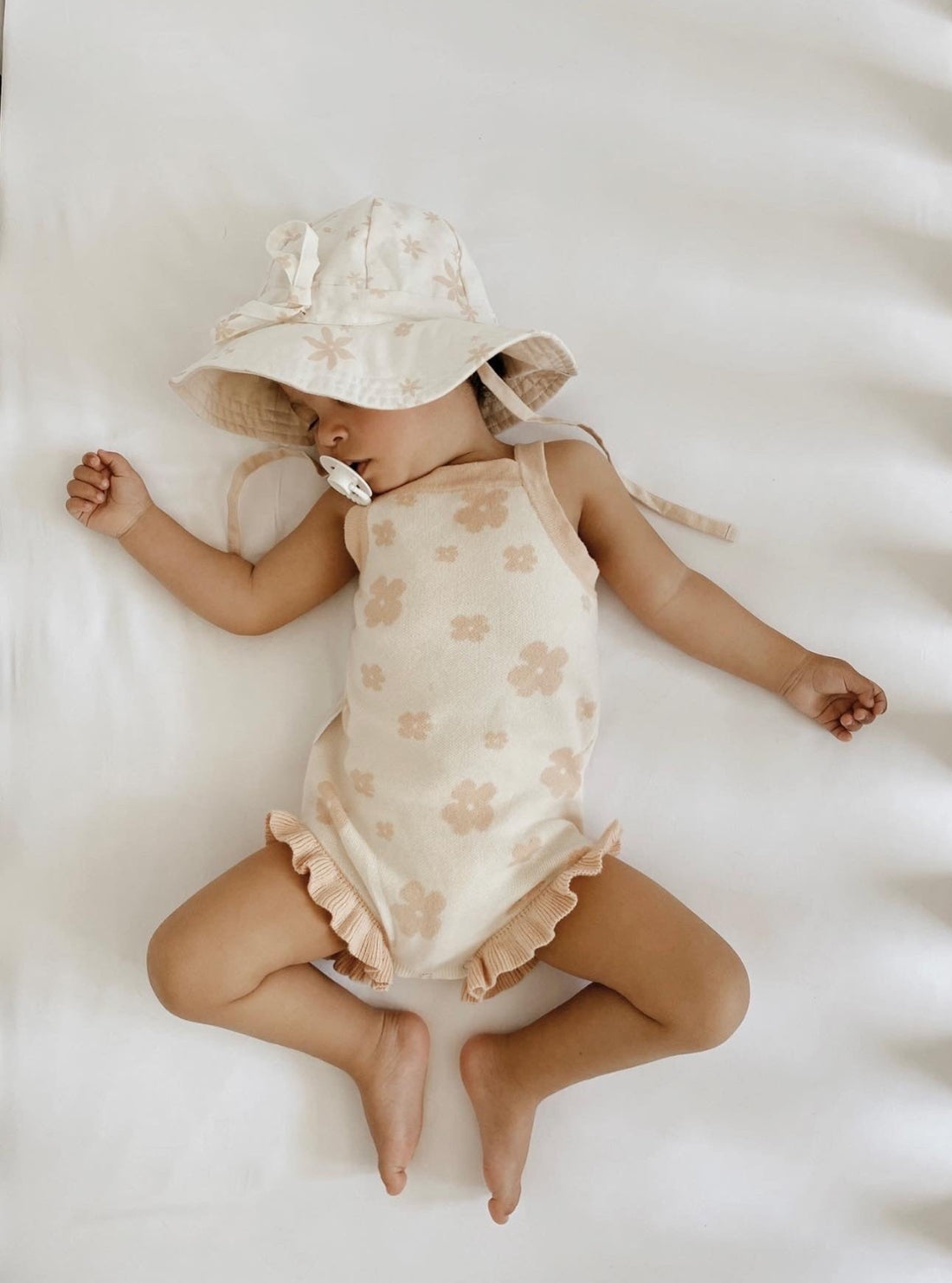 ZIGGY LOU - KNITTED FRILL BODYSUIT | BLOOM (CORAL)