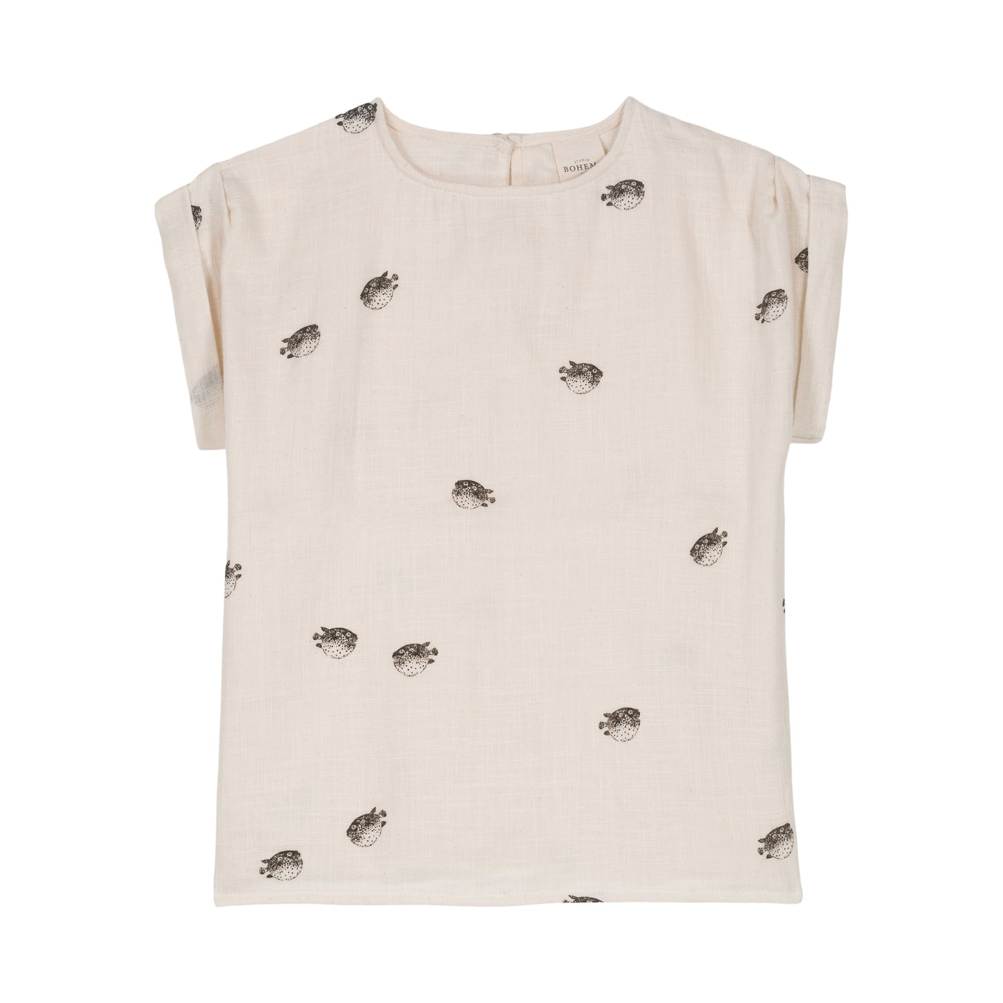 【LAST ONE】STUDIO BOHEME PARIS - BLOUSE PRASLIN / ECRU POISSON BOULE