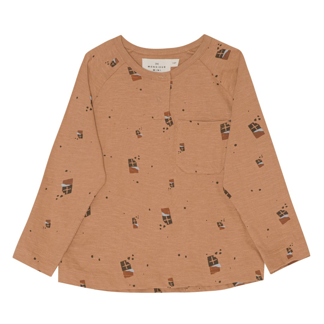 MONSIEUR MINI - Chocolate Bar L/S T-Shirt