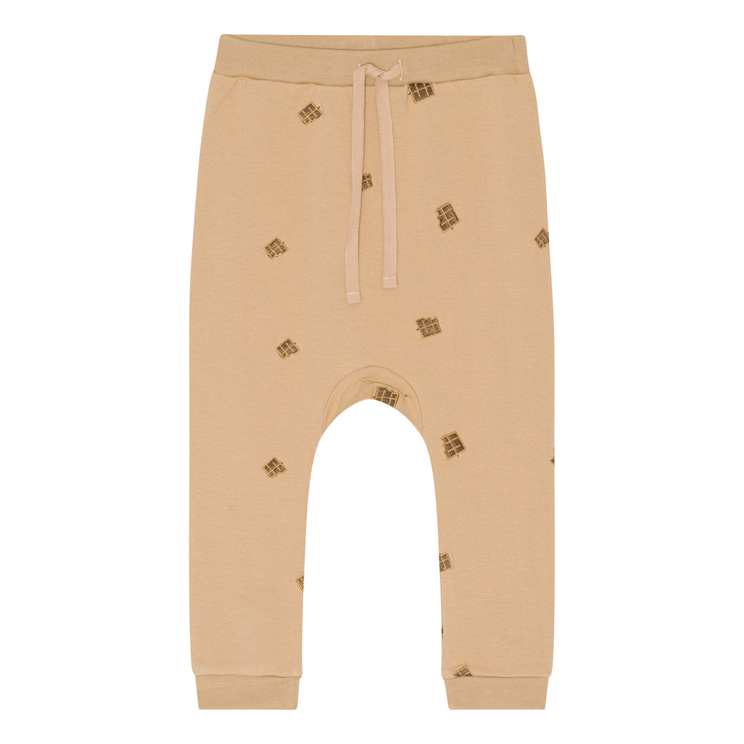 【LAST ONE】MONSIEUR MINI - Embroidery Chocolate Leggings