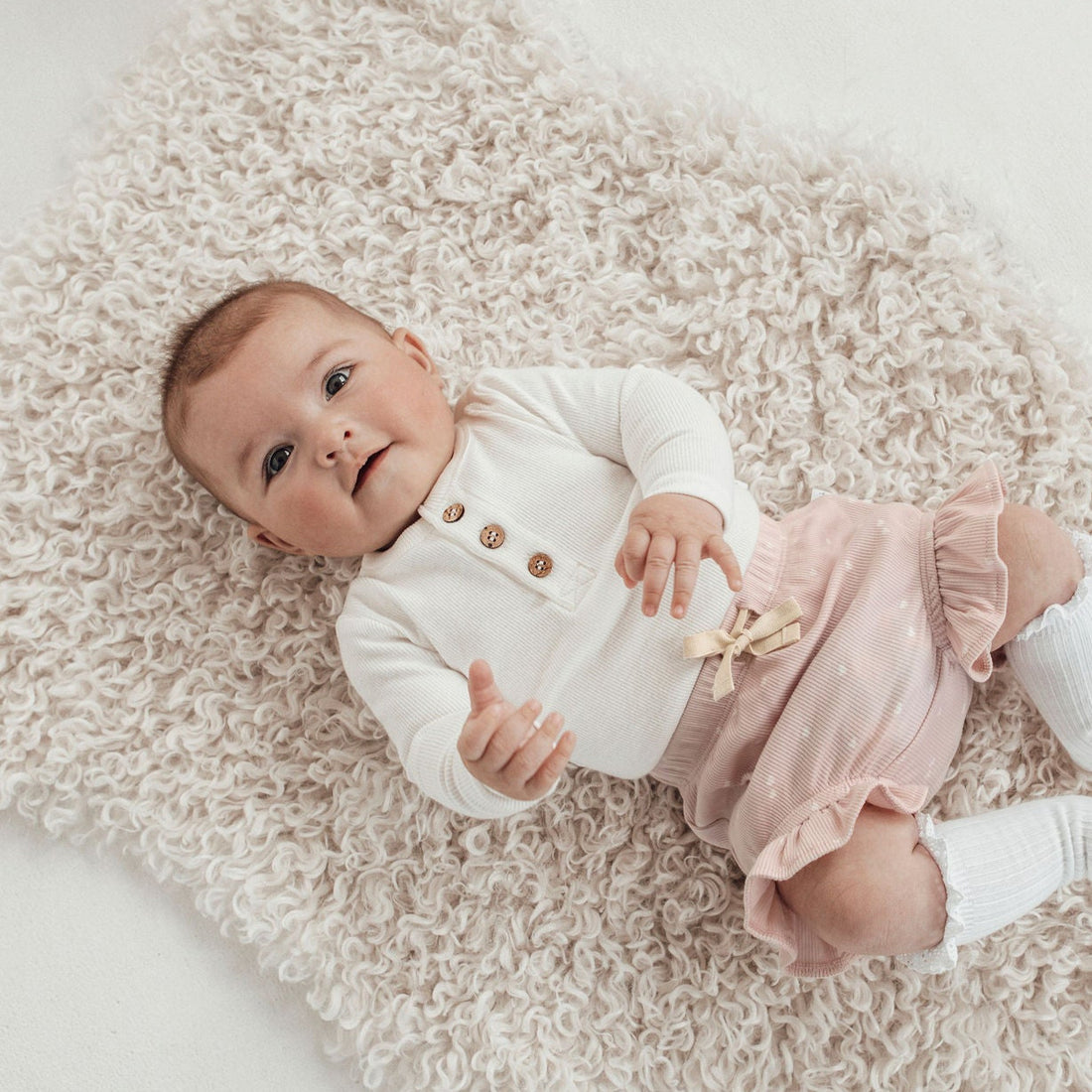 【LAST ONE】Aster & Oak - Snow Rib Bodysuit