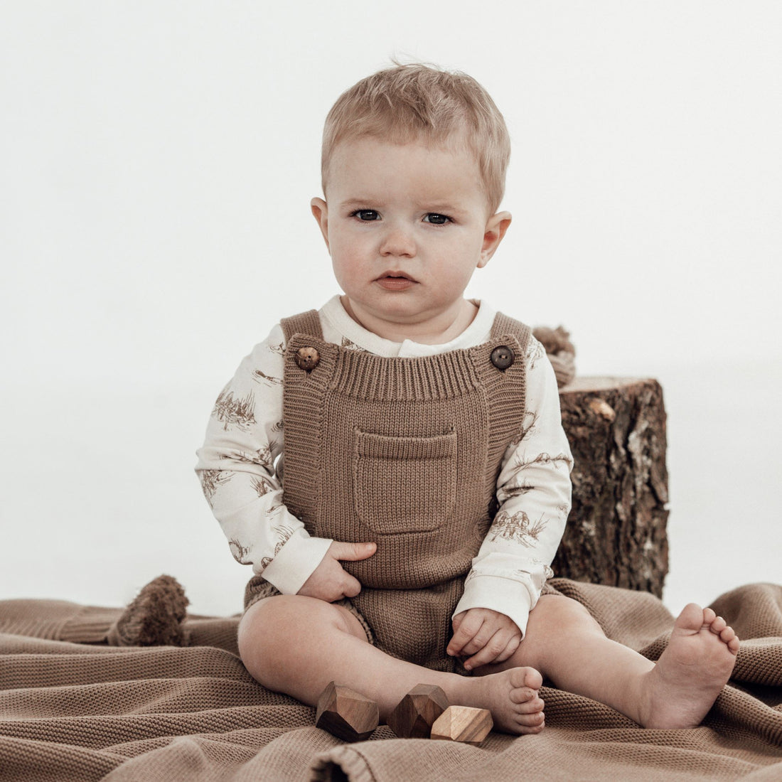 【LAST ONE】Aster & Oak - Timber Knit Romper