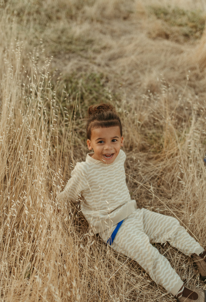 【LAST ONE】Organic Raglan Pull Over - River