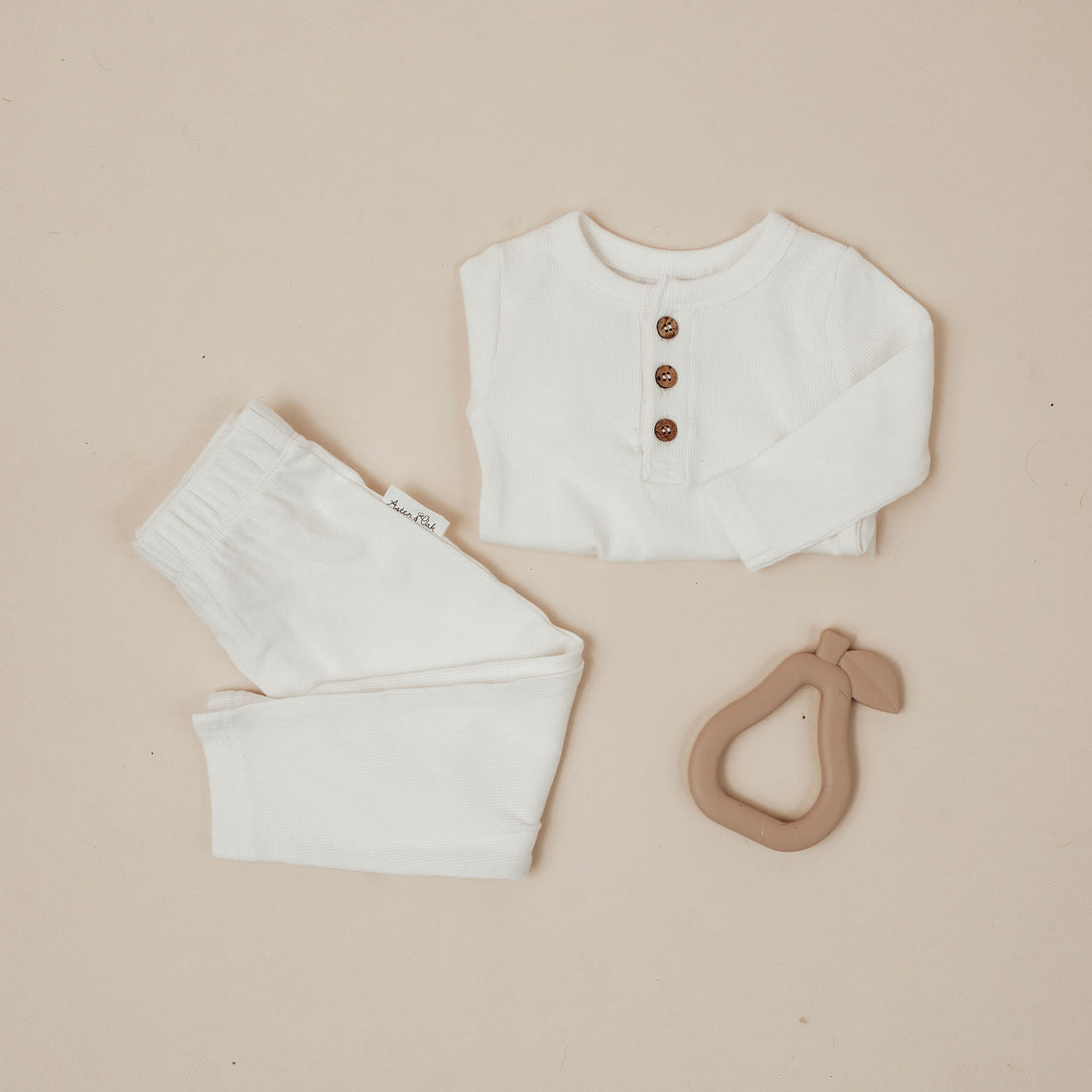 【LAST ONE】Aster & Oak - Snow Rib Bodysuit
