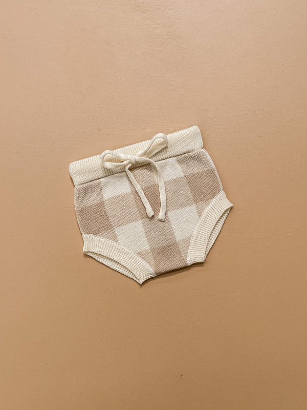 ZIGGY LOU - KNITTED BLOOMERS | GINGHAM