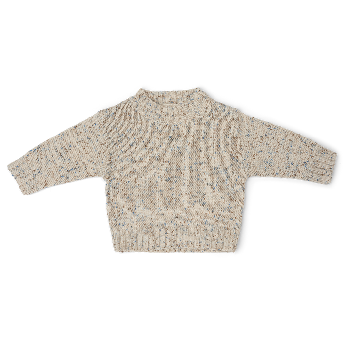 Organic Funfetti Pull Over / Sea