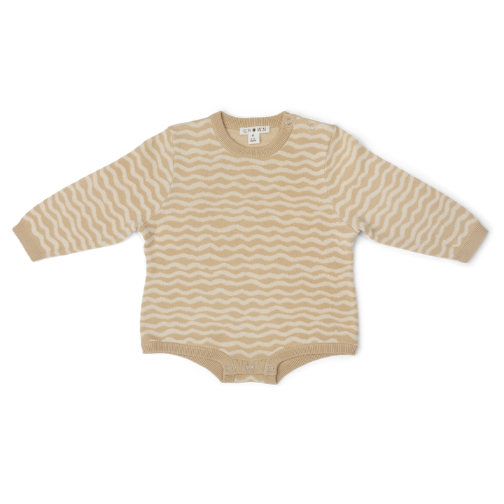 【LAST ONE】Organic Knit Romper - River