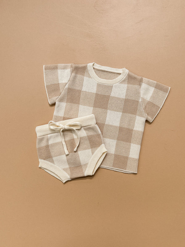ZIGGY LOU - KNITTED BLOOMERS | GINGHAM