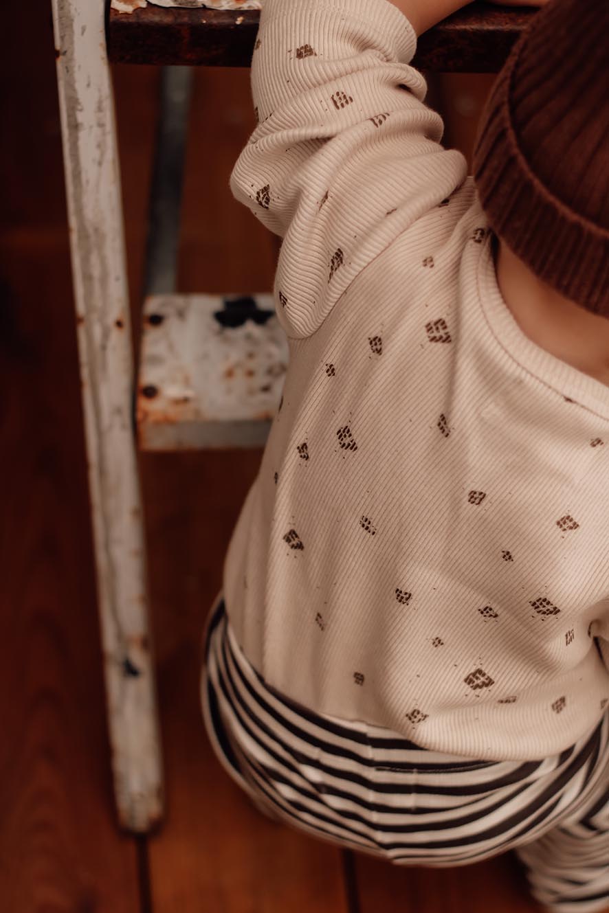 MONSIEUR MINI - Mini Chocolate Aop Onesie