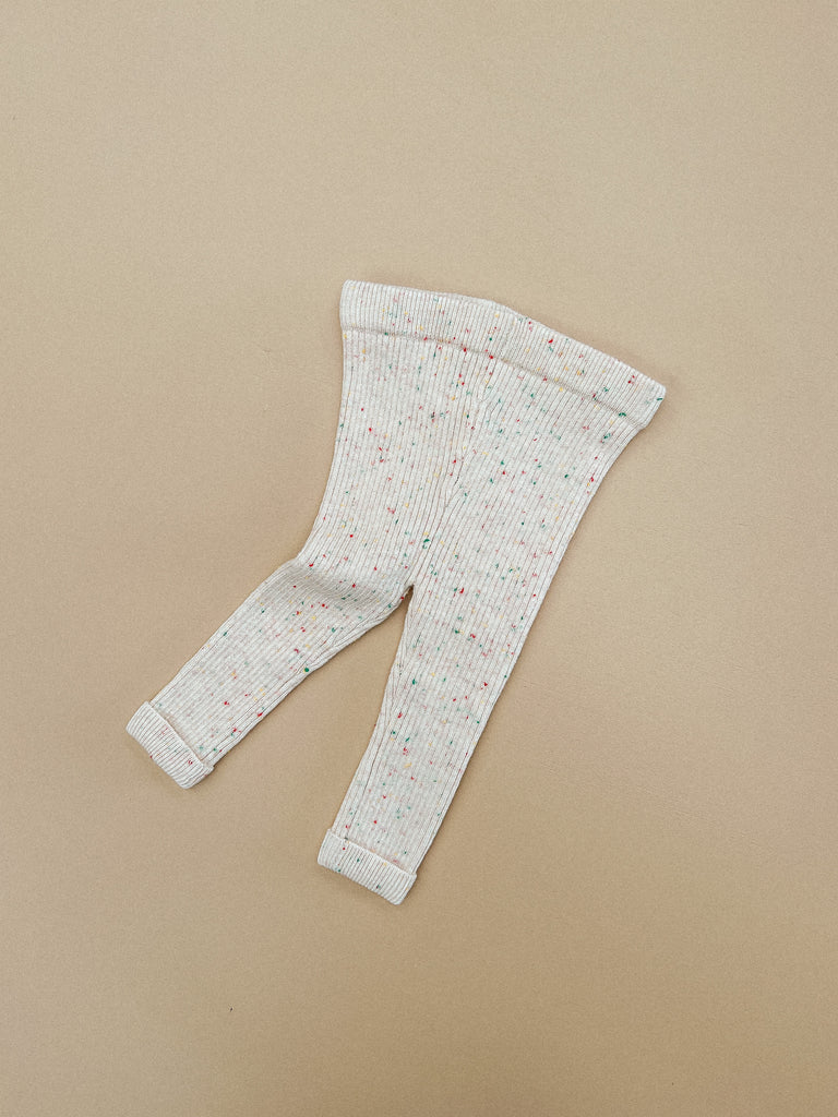 ZIGGY LOU - LEGGINGS | OATMEAL FLECK