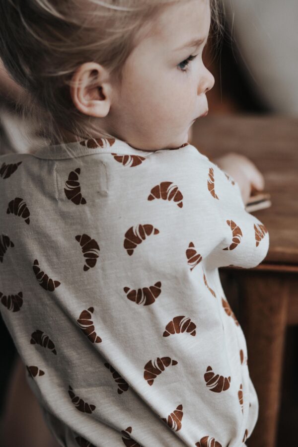 No sleeve tshirt croissant organic