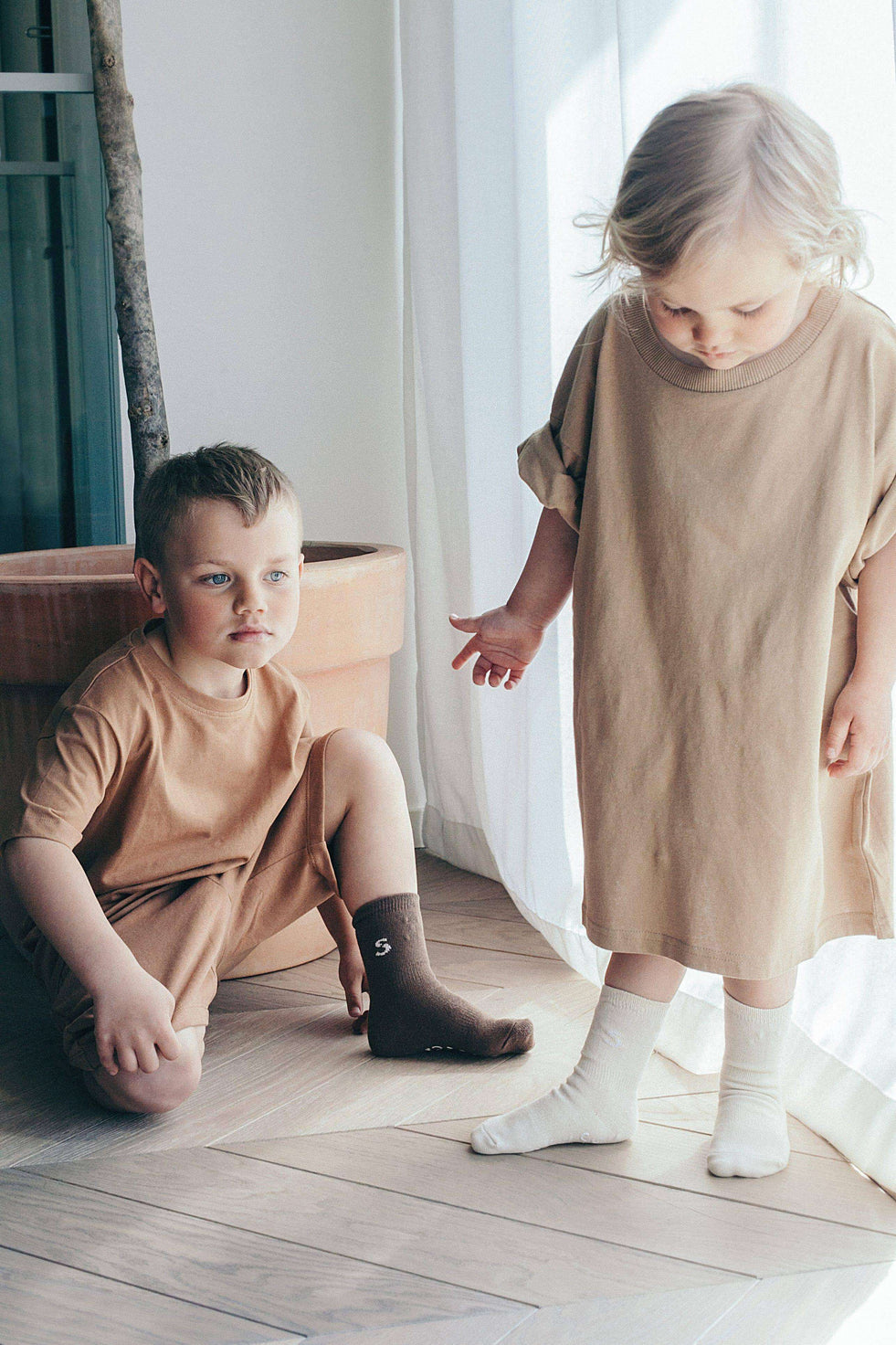 STUCKIES - Classic socks / Wood