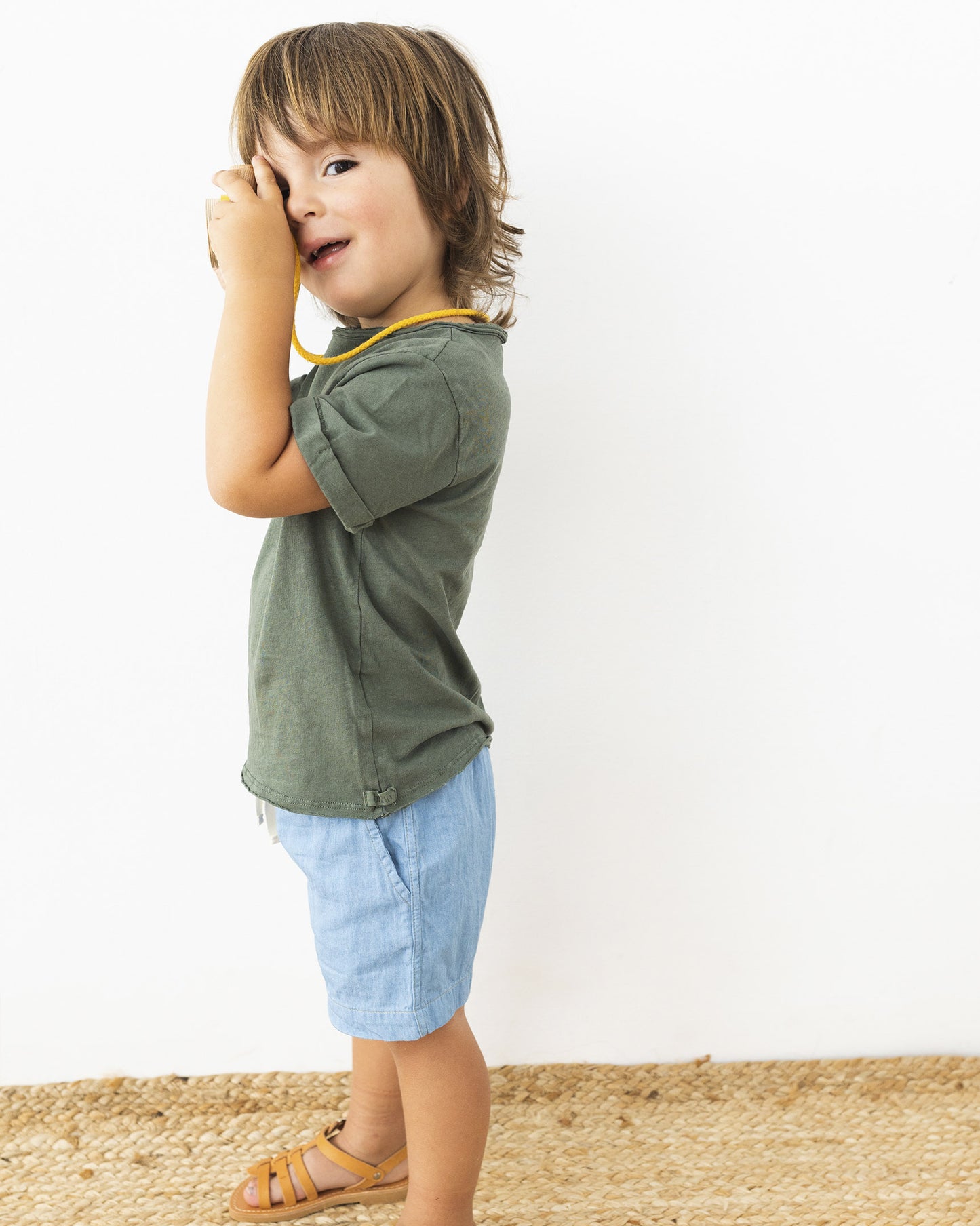 【LAST TWO】POCKET LINEN T-SHIRT