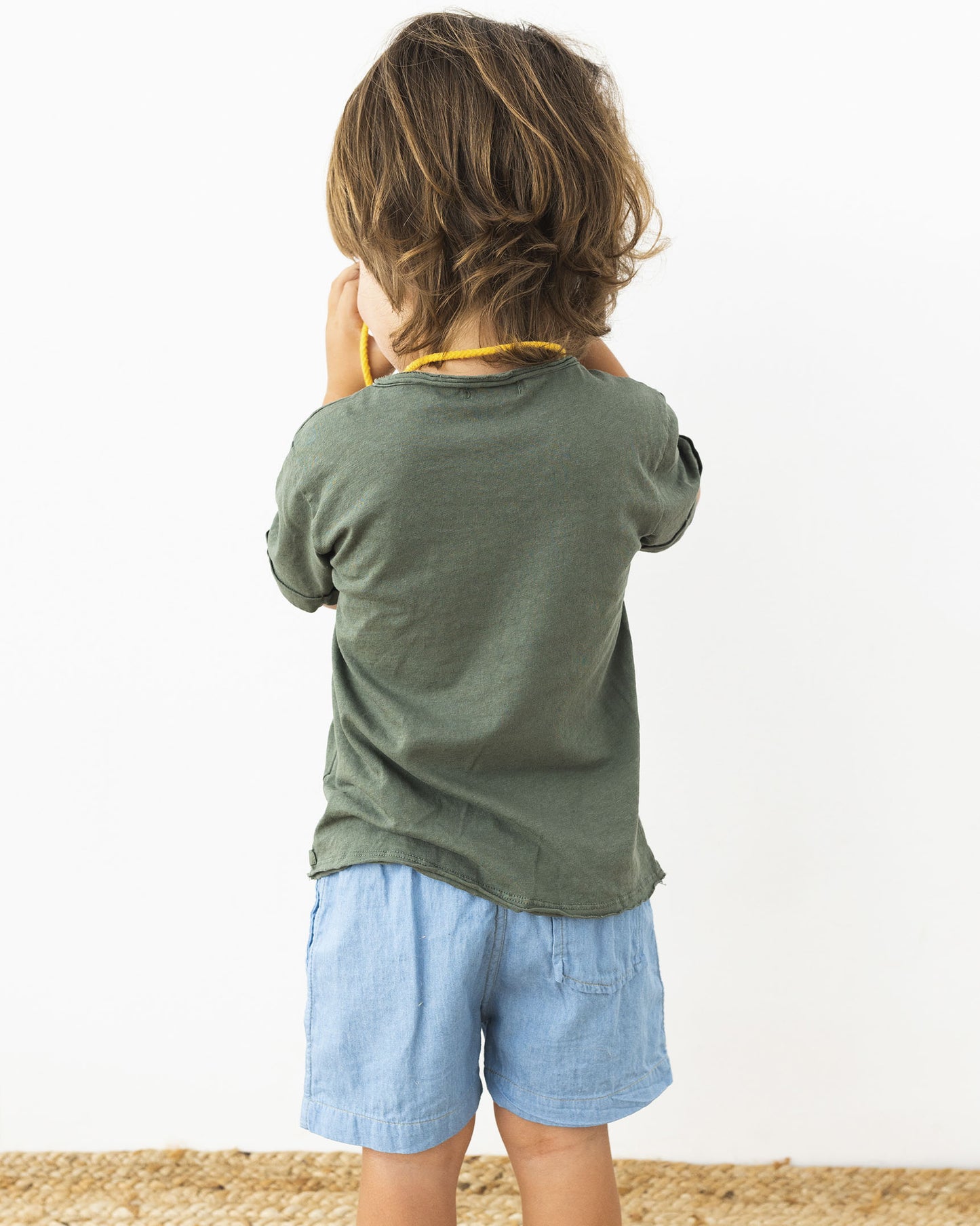 【LAST TWO】POCKET LINEN T-SHIRT