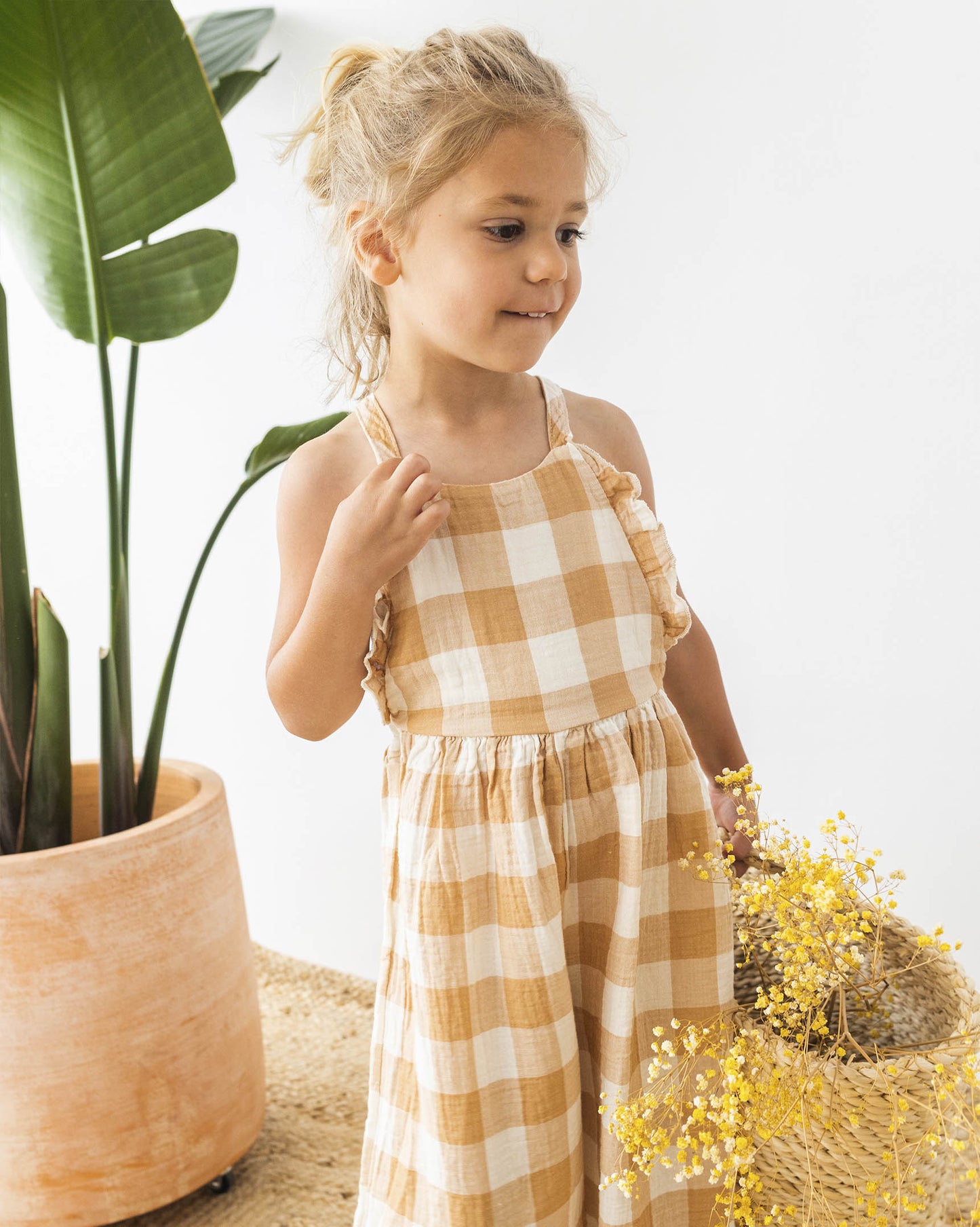 【LAST ONE】GINGHAM JUMPSUIT