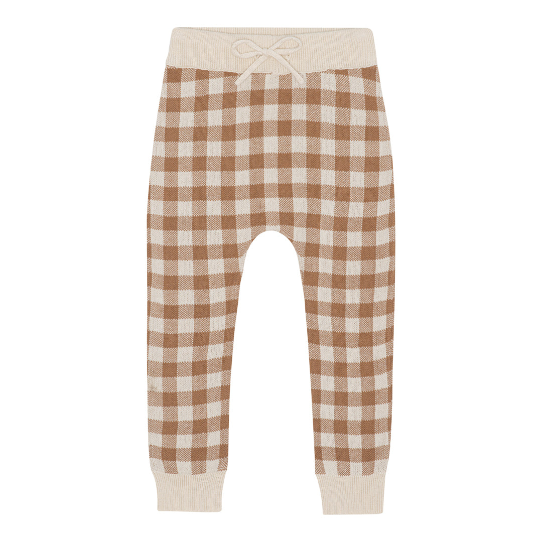 MONSIEUR MINI - Gingham Knit Leggings