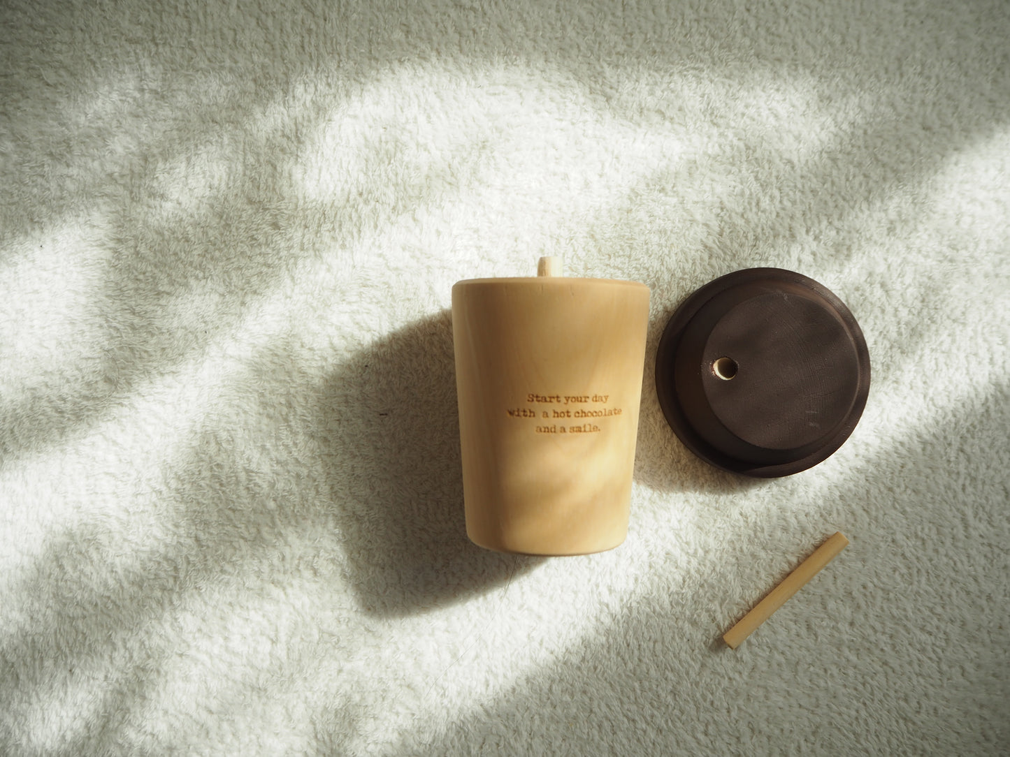Wooden Coffee Tumbler