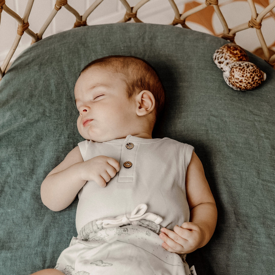 Aster & Oak - Gray Dawn Singlet Onesie
