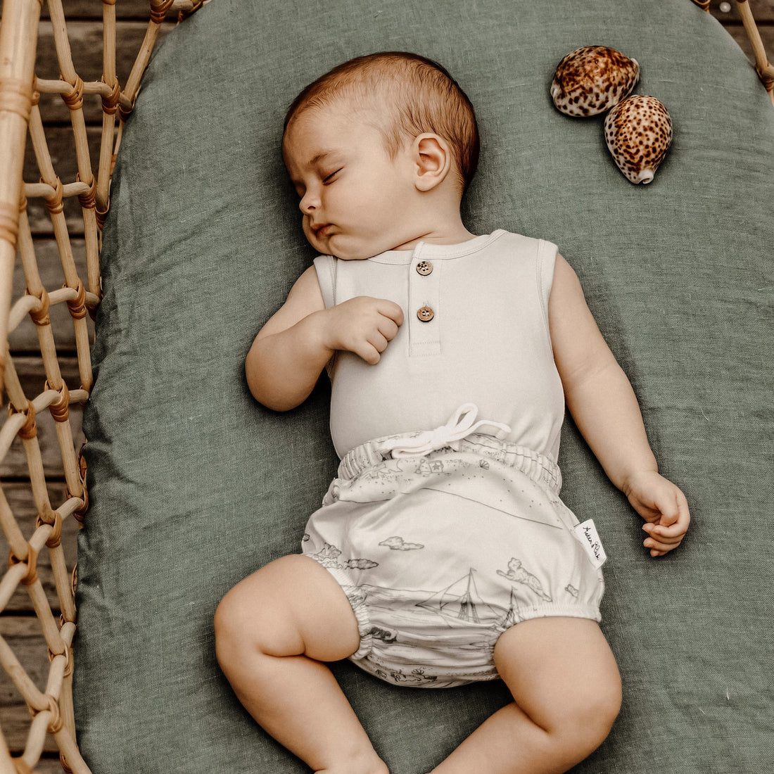 Aster & Oak - Gray Dawn Singlet Onesie