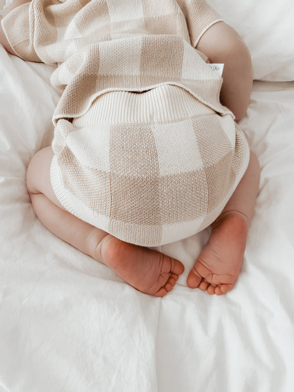 ZIGGY LOU - KNITTED BLOOMERS | GINGHAM