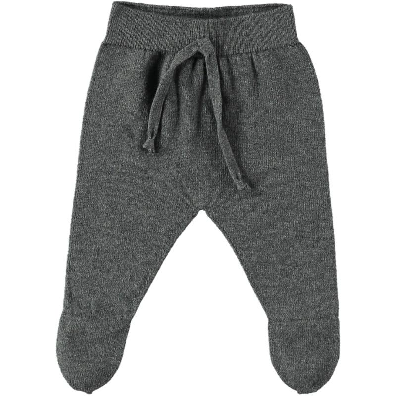 【LAST ONE】li & me - LIAM/Plain knit tr. with feet