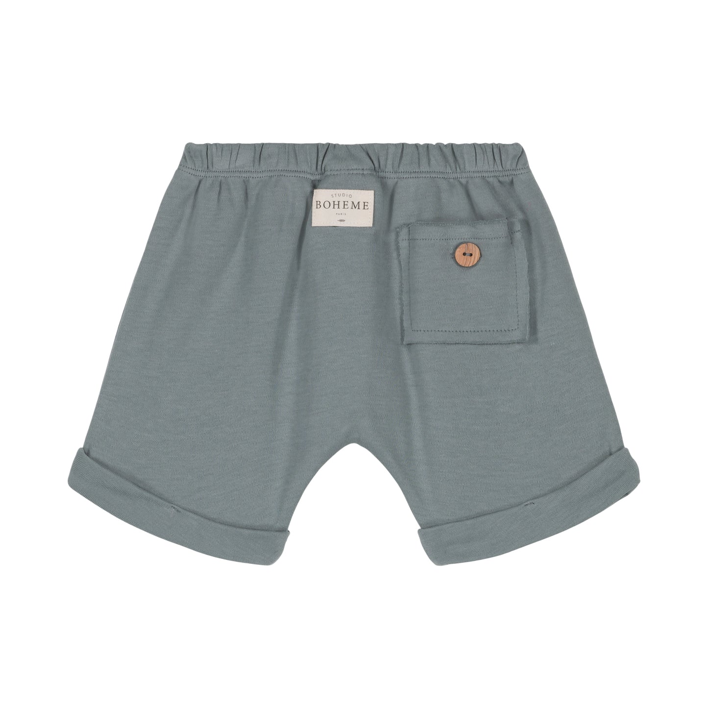 【LAST ONE】STUDIO BOHEME PARIS - SHORTS SIMON / BLEU GRIS