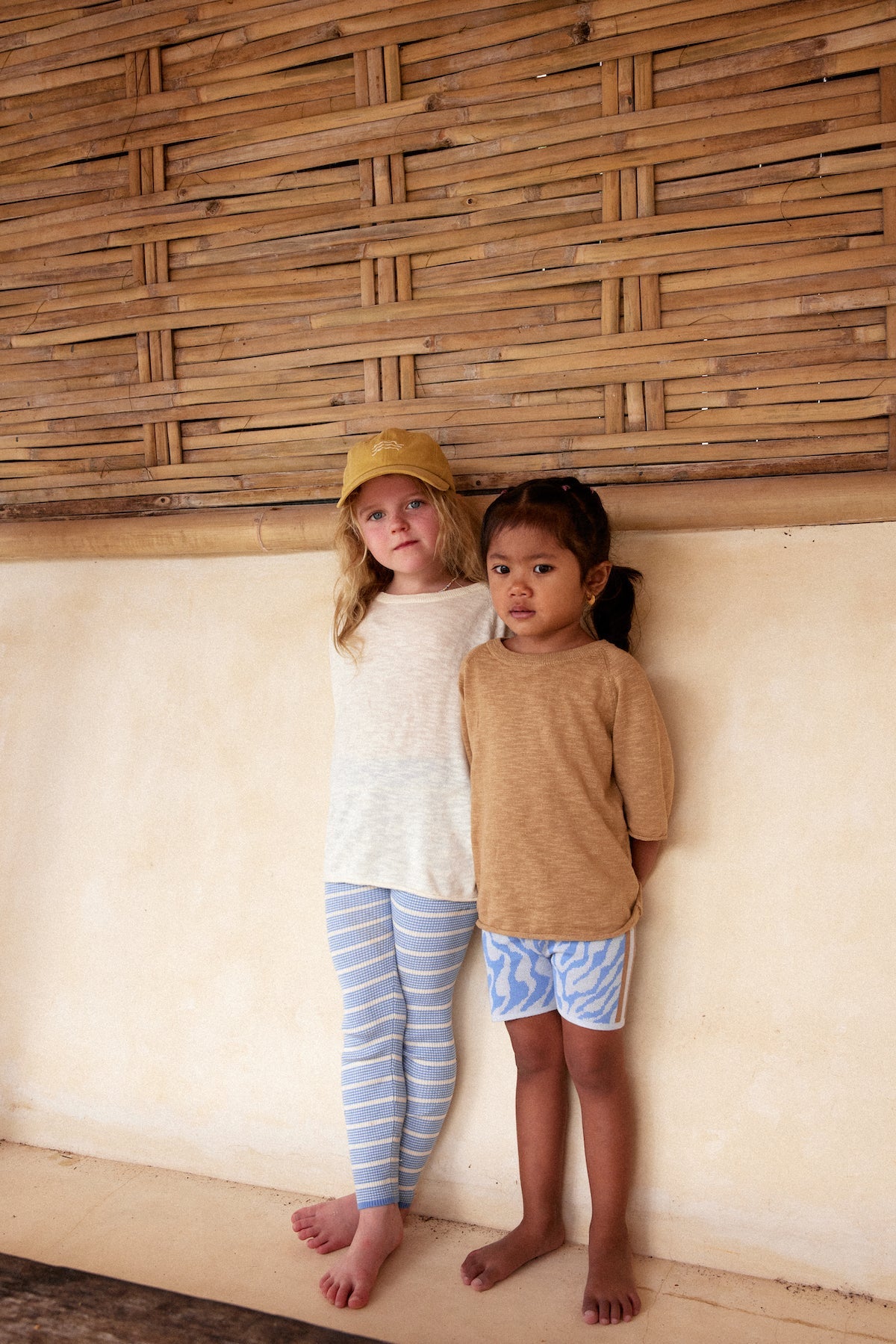 【LAST ONE】Knitted Linen Raglan Tee - Cedar