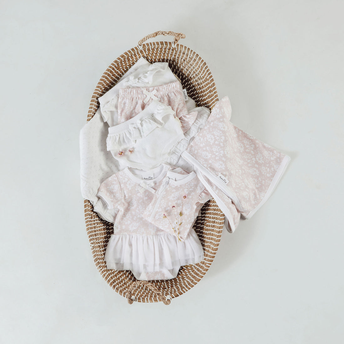 【LAST ONE】Pink Floral Tutu Onesie