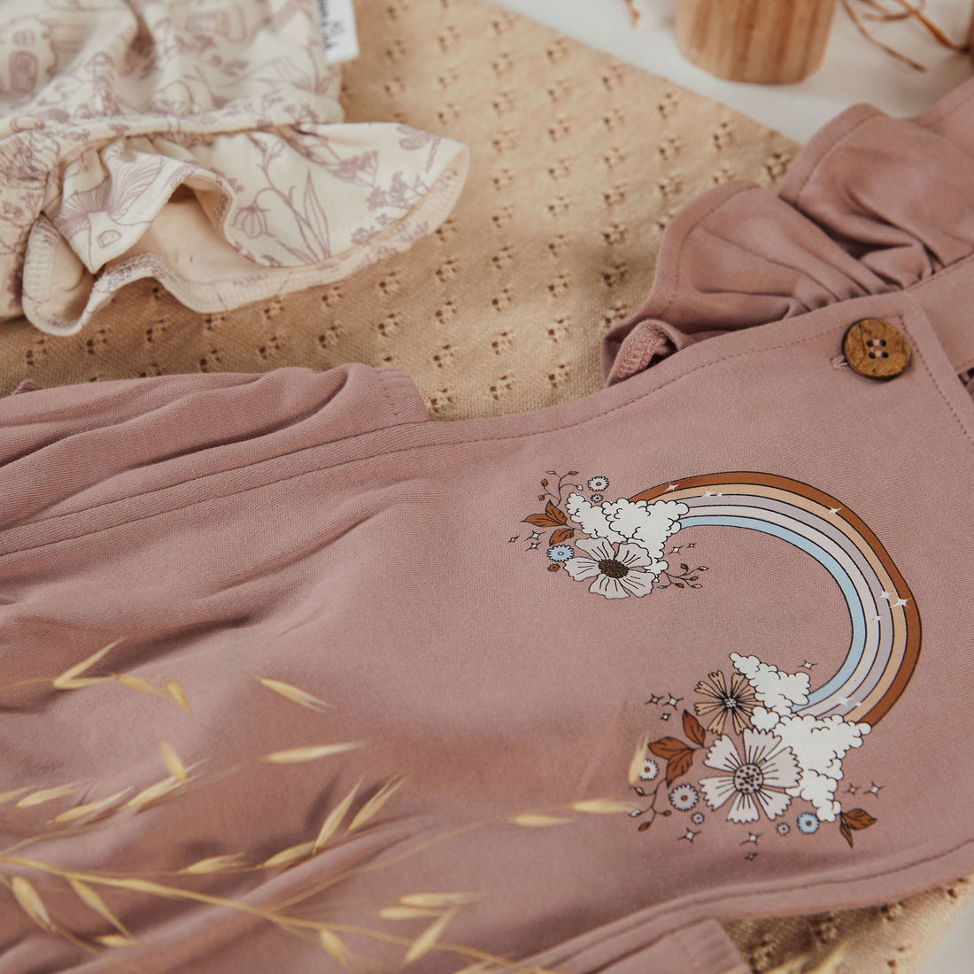 【LAST ONE】Rainbow Ruffle Playsuit