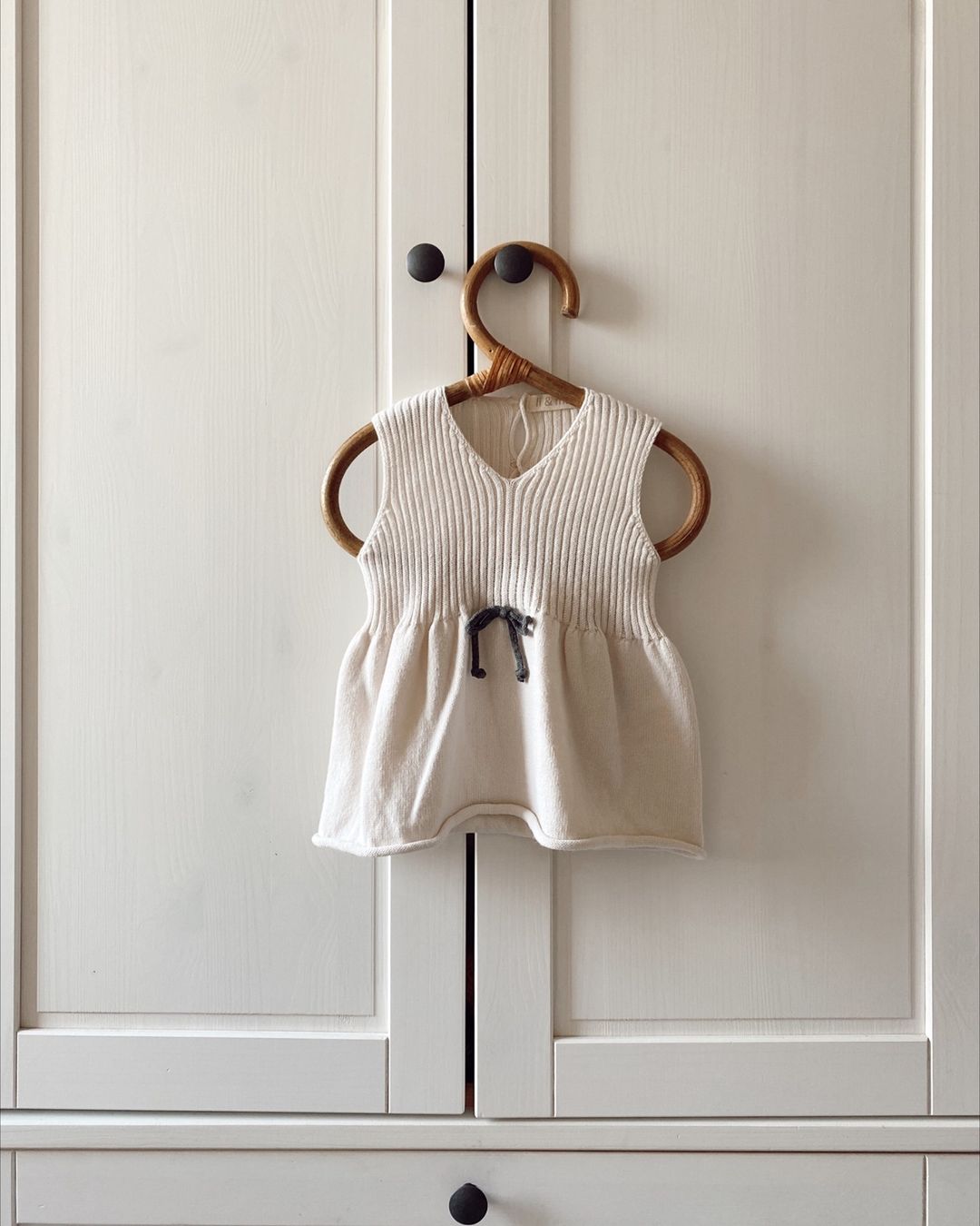 li & me - Knitted bow dress