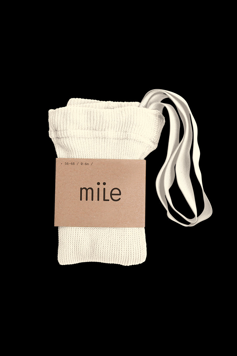 【LAST ONE】mile - creamy tights with braces