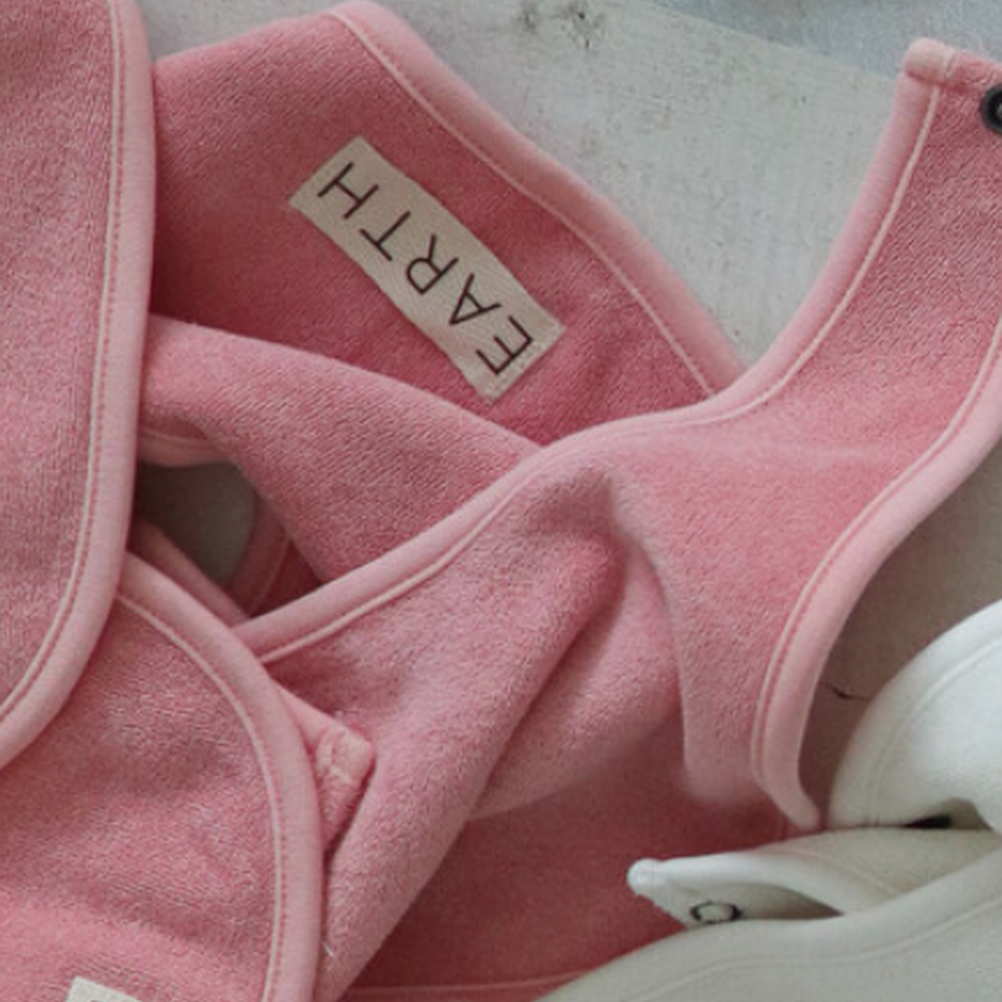 【LAST ONE】Organic bib / Pink