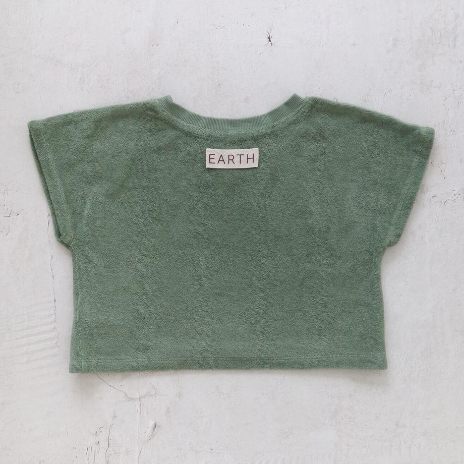 Cropped sweat / Green