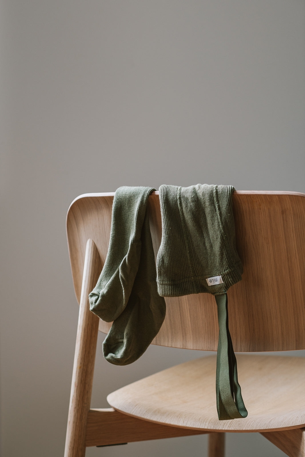 【LAST TWO】mile - herbal green tights with braces