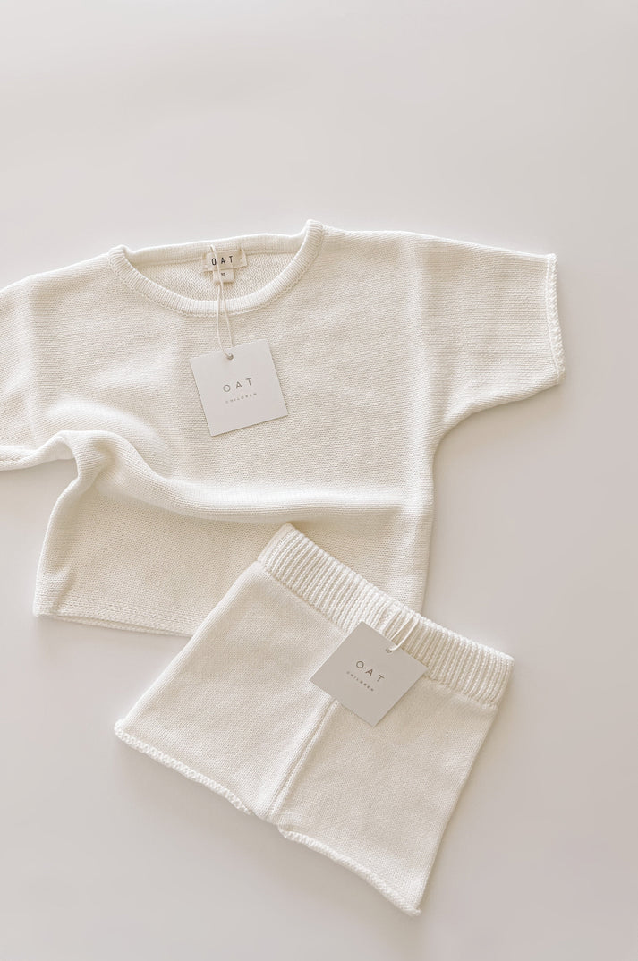 Powder Oversized Knit Tee