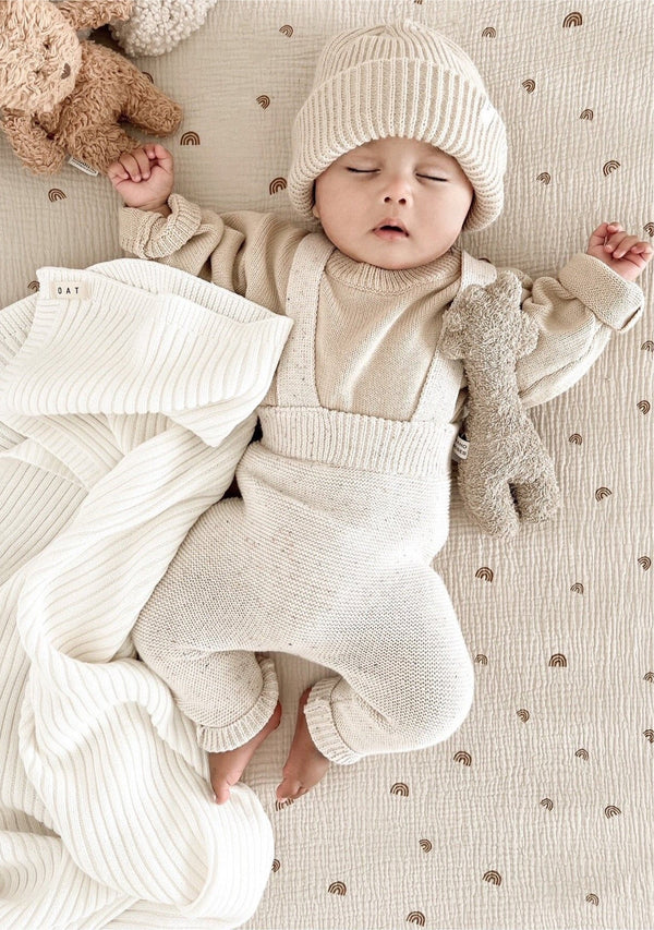Oat Children - Sprinkle Knit Suspenders