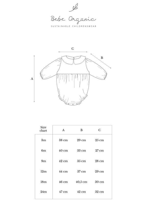 【LAST ONE】Bebe Organic - Olivia romper