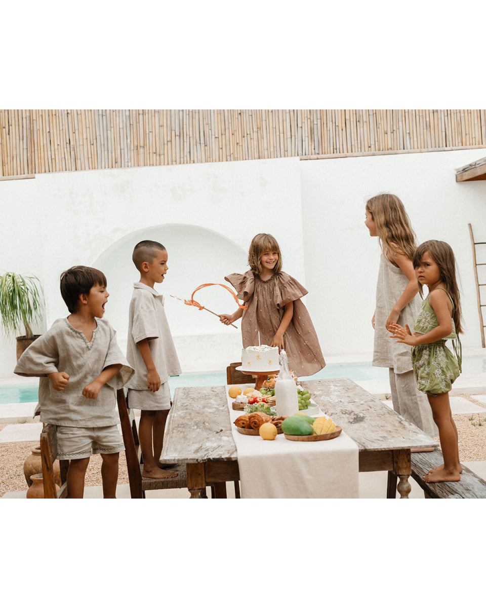 PALO EMBROIDERY SHORT