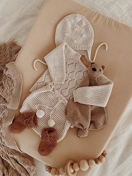 li & me - ARIAN/Openwork knit sweater