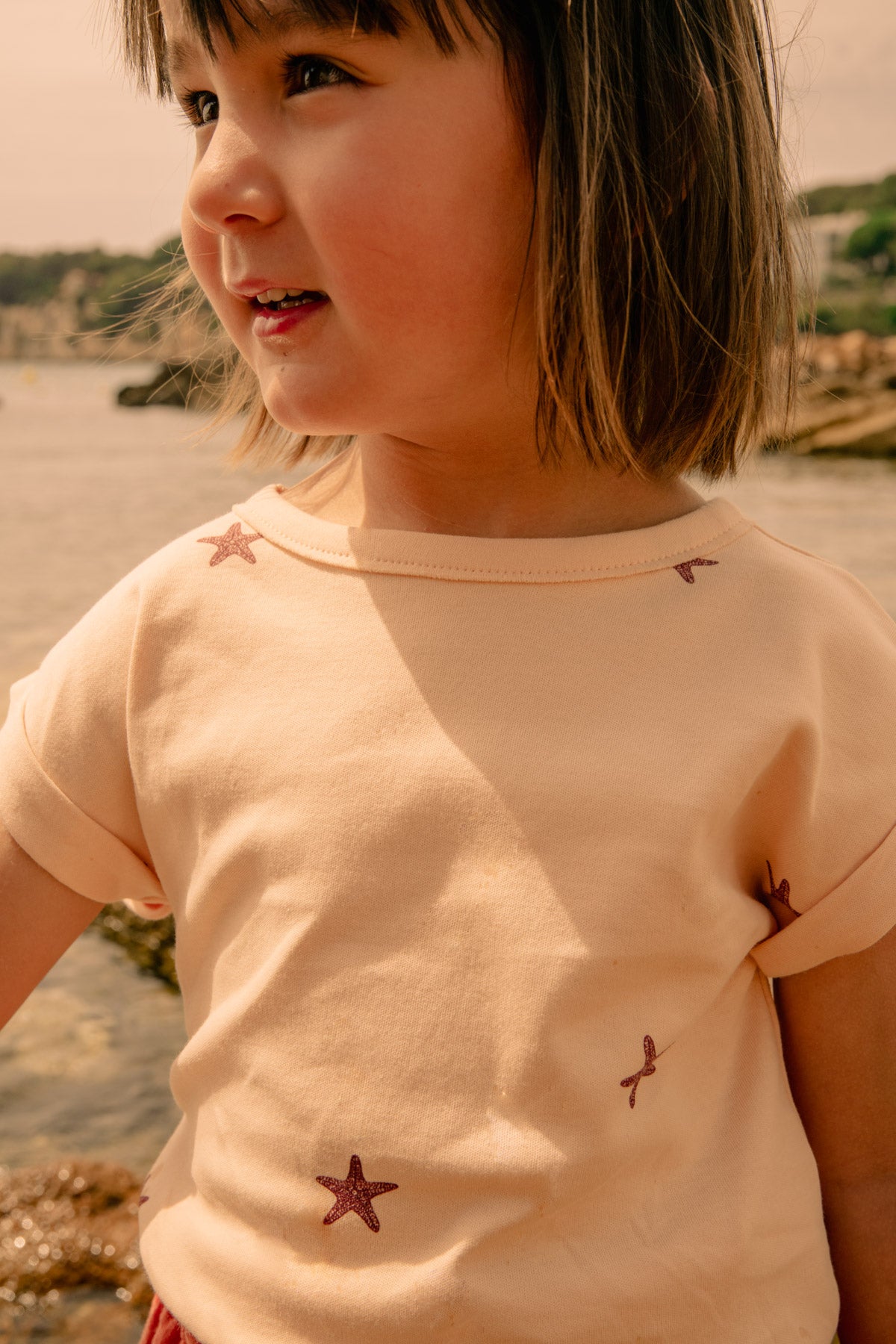 【LAST ONE】STUDIO BOHEME PARIS - TSHIRT BAMA / ROSE ETOILE DE MER