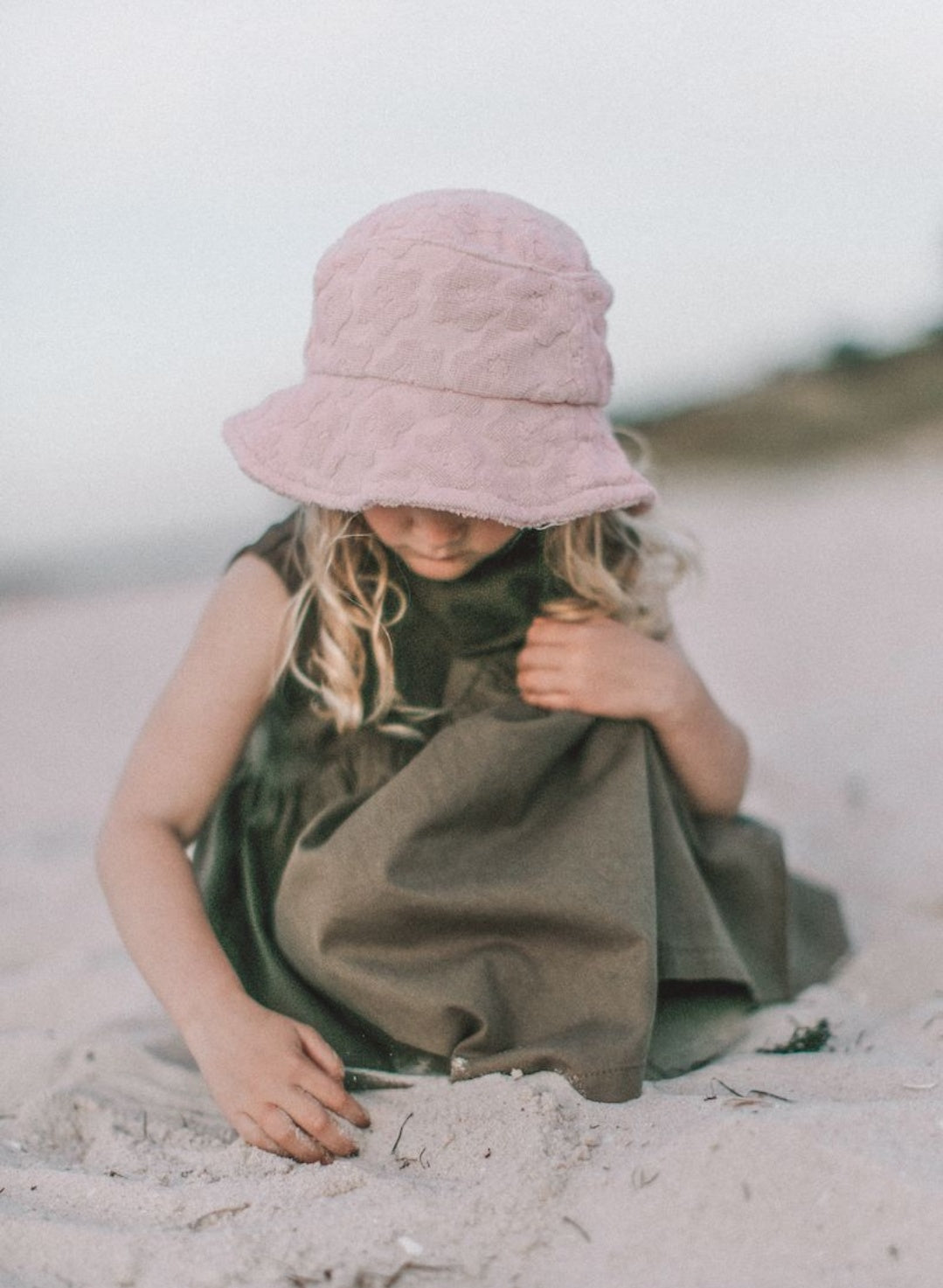 Terry Bucket Hat - Blossom Flower Drum