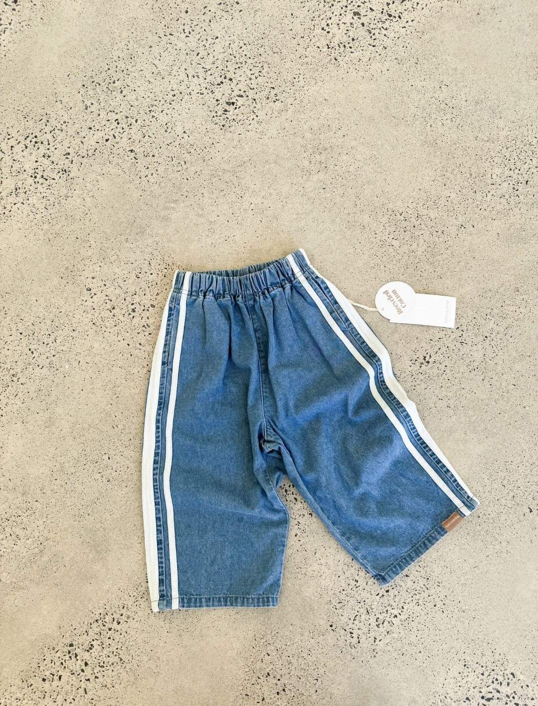 【LAST ONE】TRICKY TRACK PANT-SIDE STRIPE BLUE