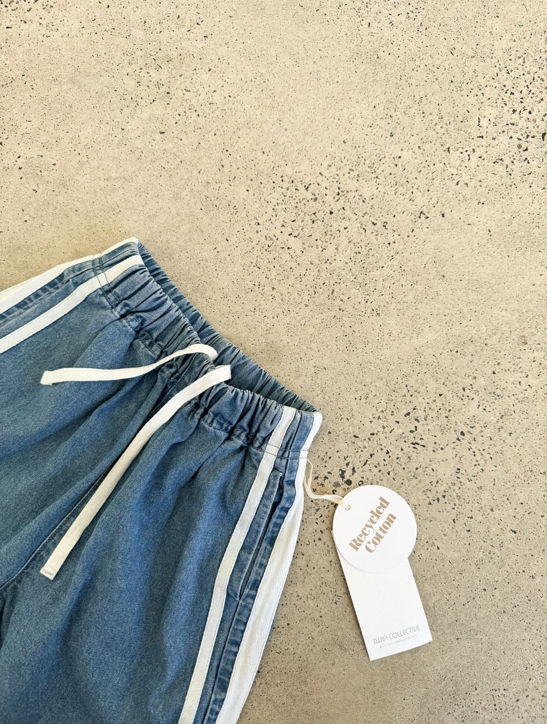 【LAST ONE】TRICKY TRACK PANT-SIDE STRIPE BLUE