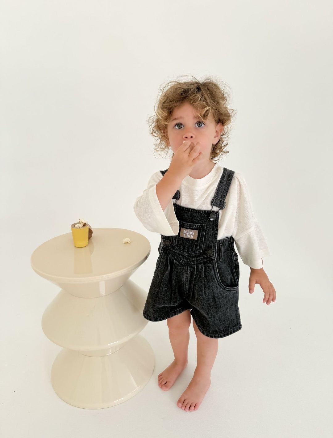 STARDUST SHORTALL - WASHED BLACK